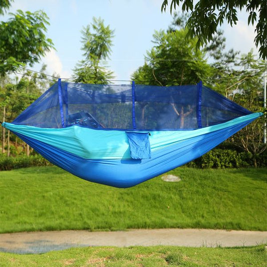 Double Camping Hammock With Mosquito Net Nylon