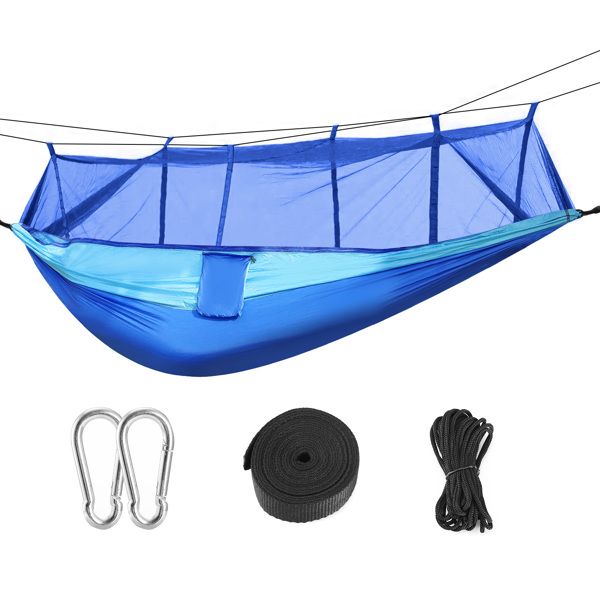 Double Camping Hammock With Mosquito Net Nylon