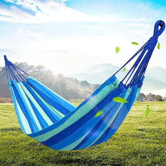 Double Hanging Hammock Bed Swing Chair