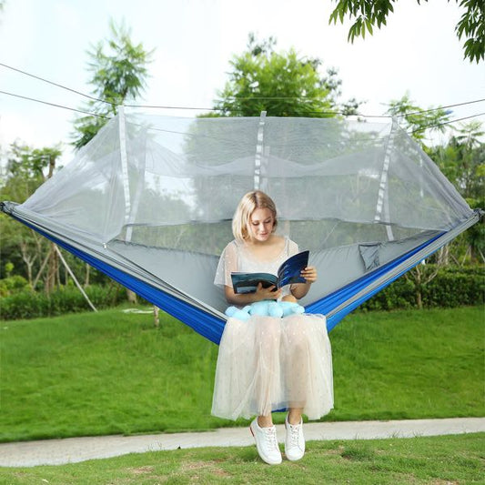 Double Portable Camping Hammock With Mosquito Net