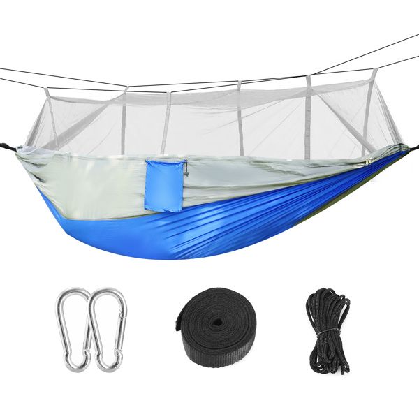 Double Portable Camping Hammock With Mosquito Net
