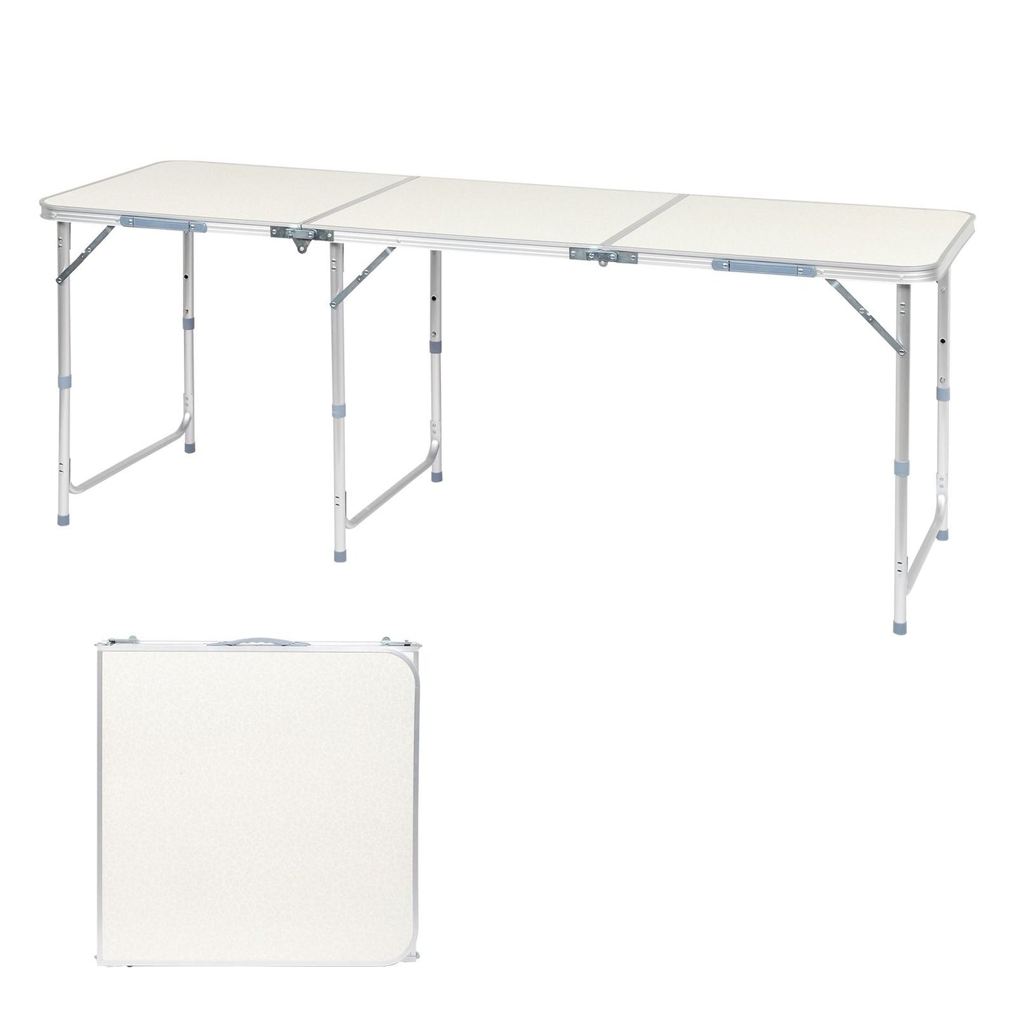 Durable Plastic Folding Table 3 4 6ft