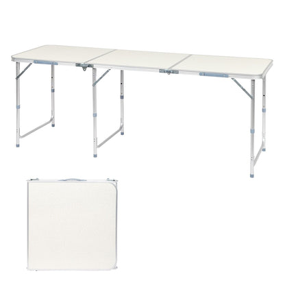 Durable Plastic Folding Table 3 4 6ft