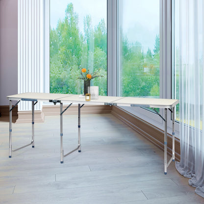 Durable Plastic Folding Table 3 4 6ft
