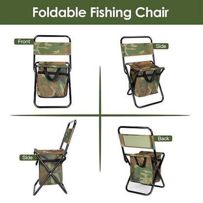 Foldable Fishing Chair With Backrest