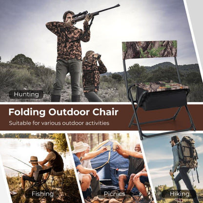 Foldable Fishing Chair With Backrest