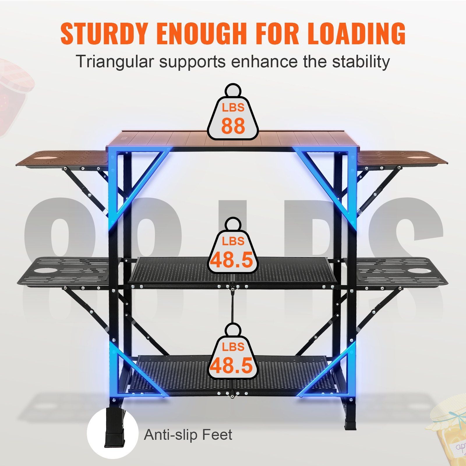 Folding Camping Kitchen Table 