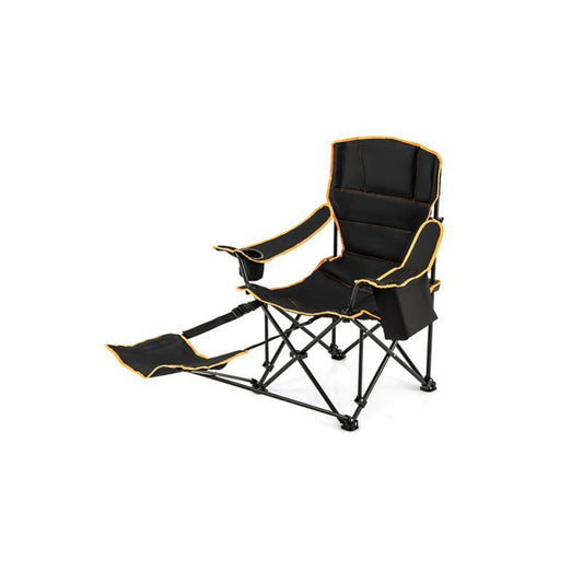 Folding Camping Lounge Chair With Footrest