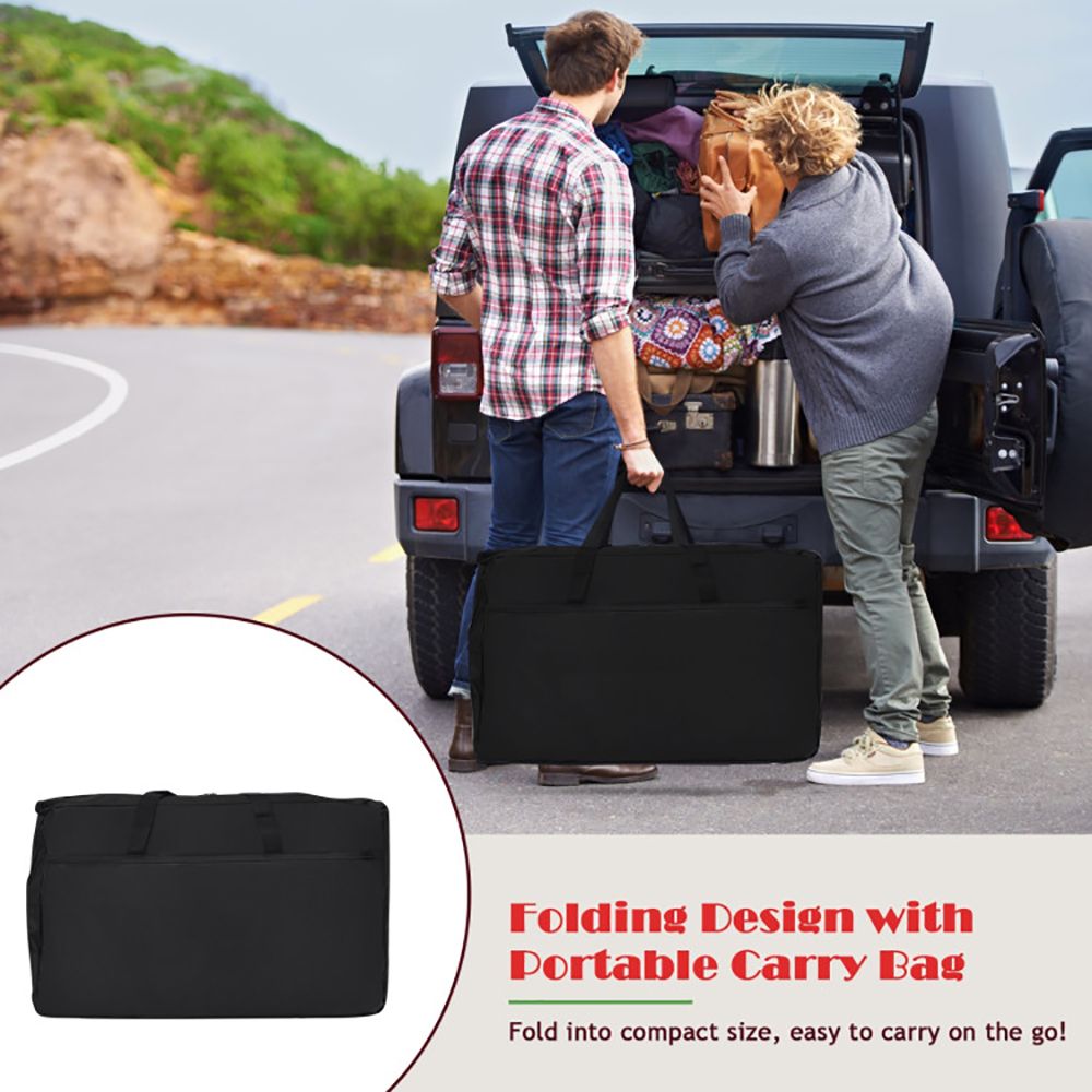 Folding Camping Table With Storage Organizer