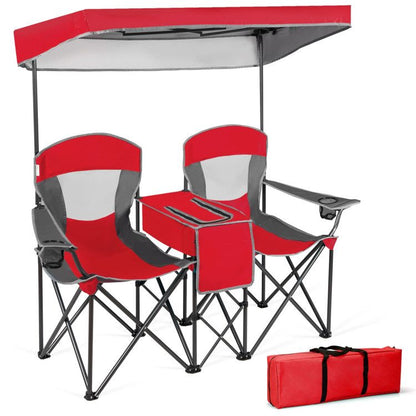 Folding Canopy Camping Chairs Two Person