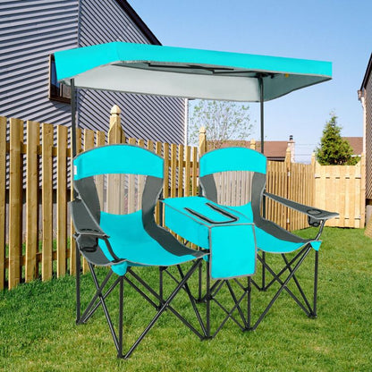 Folding Canopy Camping Chairs Two Person
