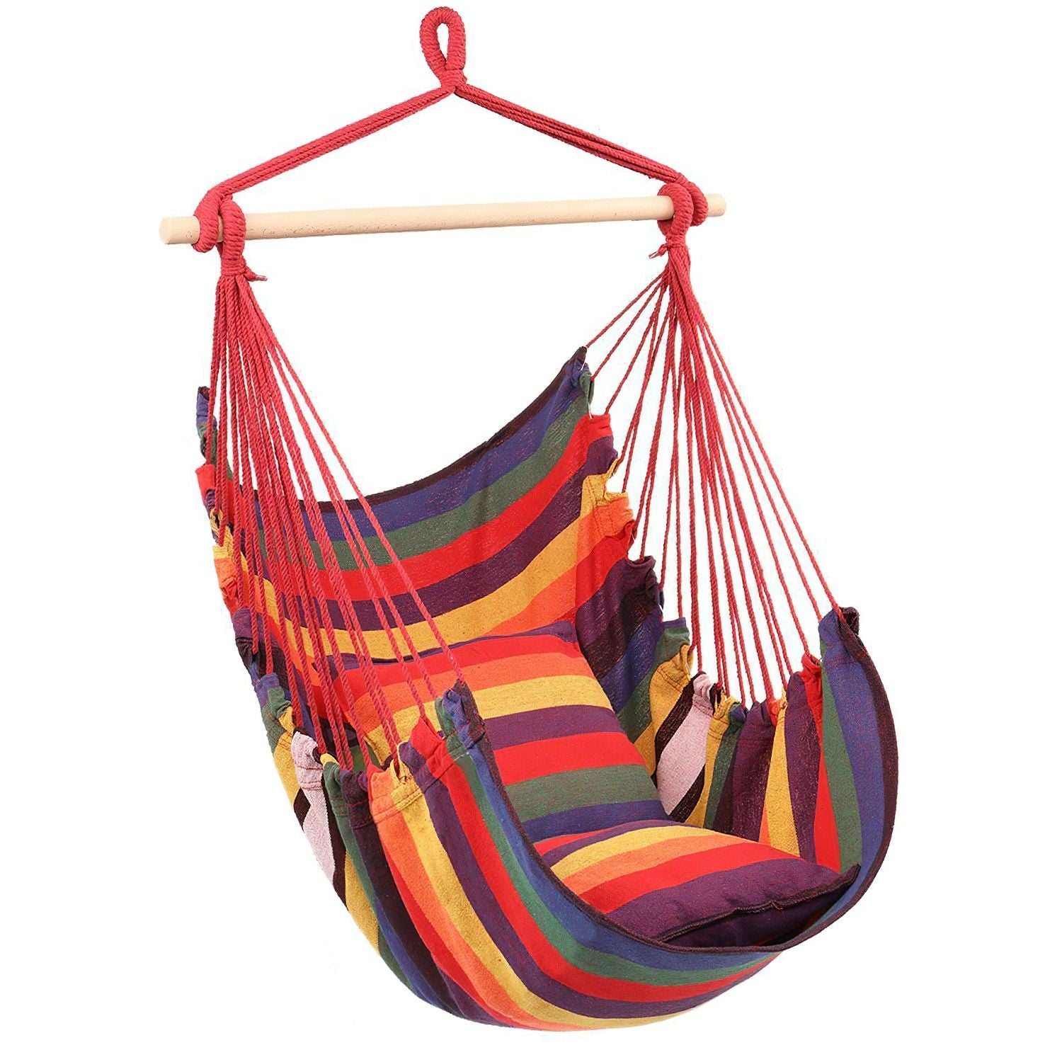 Hammock Hanging Chair Canvas Porch Patio Swing Seat