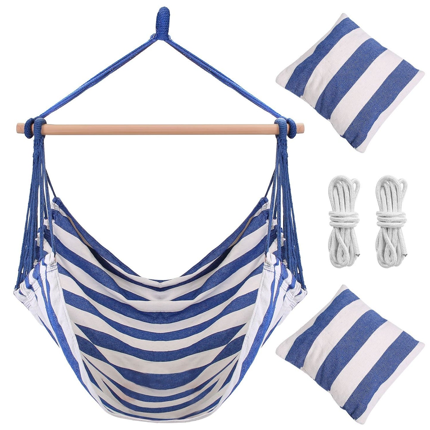 Hammock Hanging Chair Canvas Porch Patio Swing Seat
