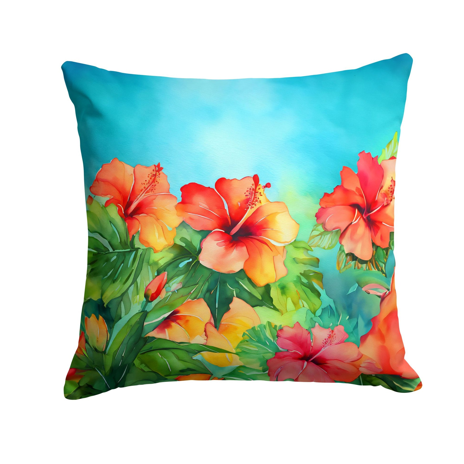 Hawaii Hibiscus Pillow
