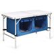 Height Adjustable Folding Camping Table - Portable Outdoor Table for Picnics & BBQs