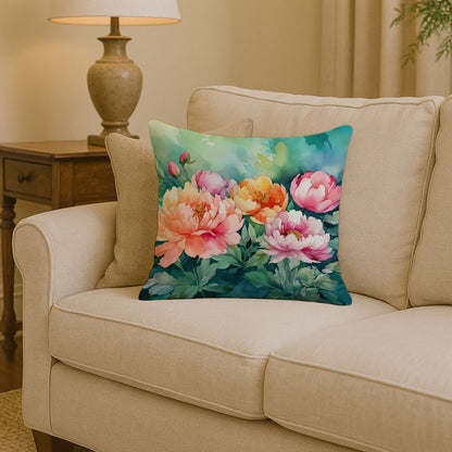 Indiana Peonies Pillow
