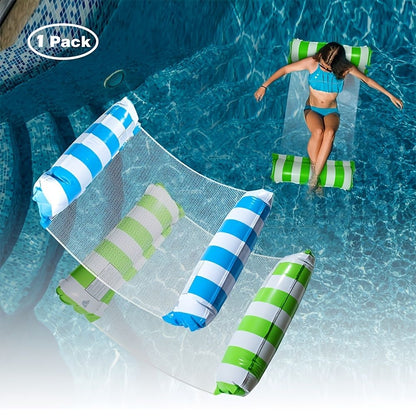 Inflatable Pool Float Hammock Lounge Chair
