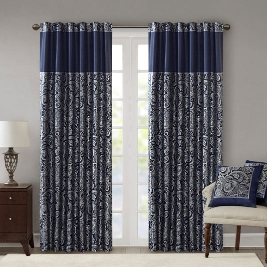 Jacquard Decorative Curtain Panel Pair