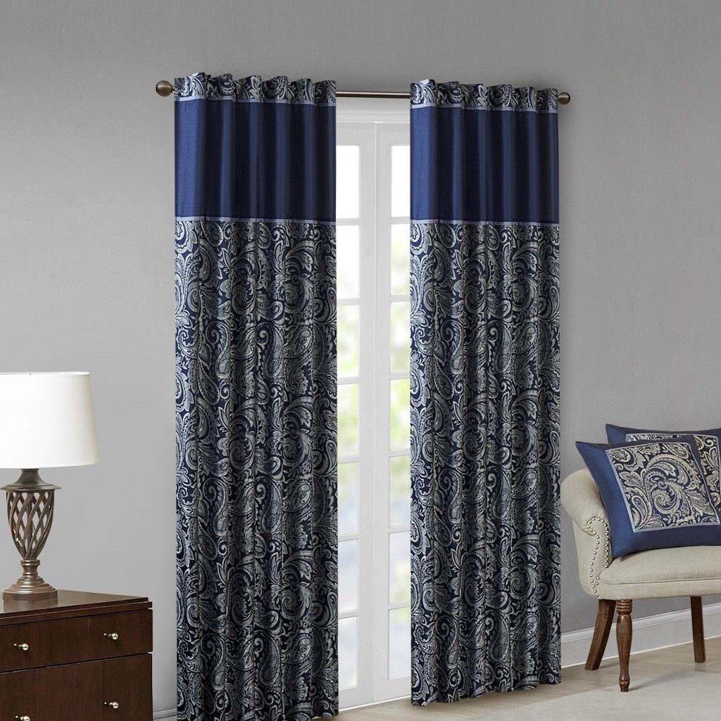 Jacquard Decorative Curtain Panel Pair