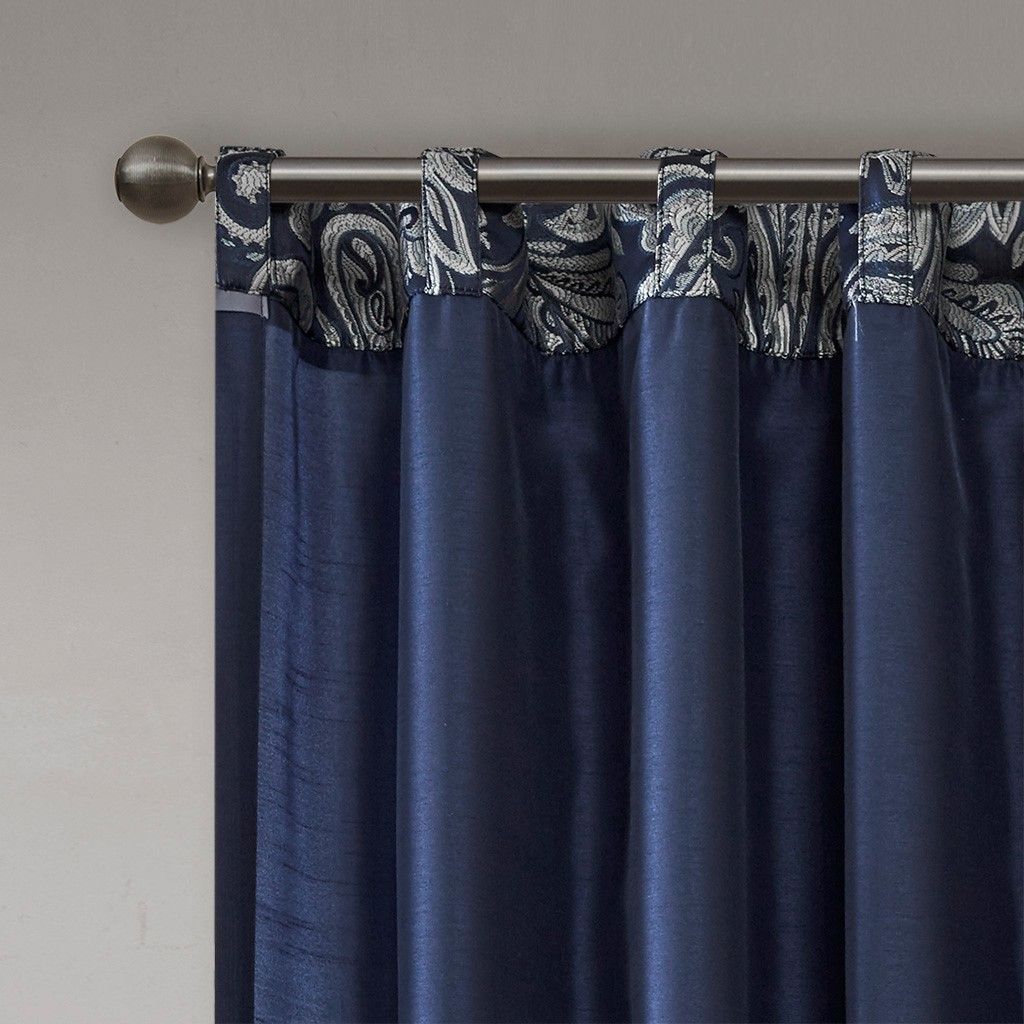 Jacquard Decorative Curtain Panel Pair