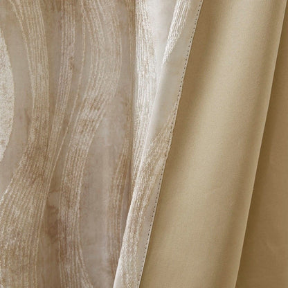 Jacquard Grommet Total Blackout Curtain Panel