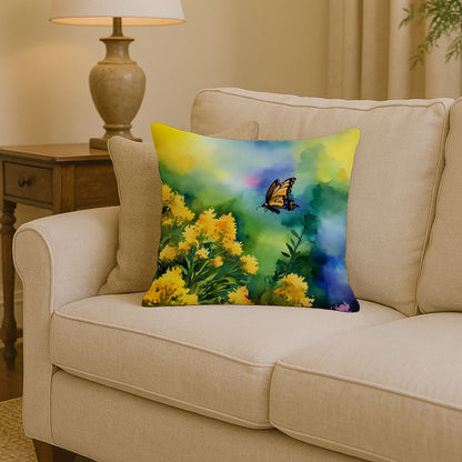 Kentucky Goldenrod Pillow Indoor Outdoor