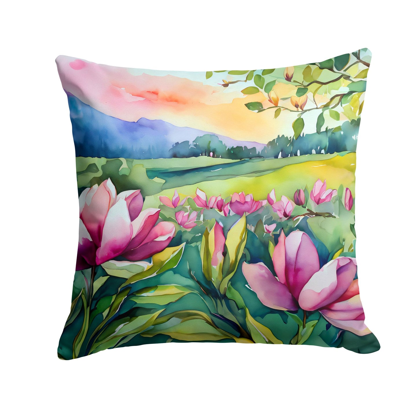 Louisiana Magnolias Pillow