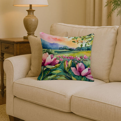 Louisiana Magnolias Pillow
