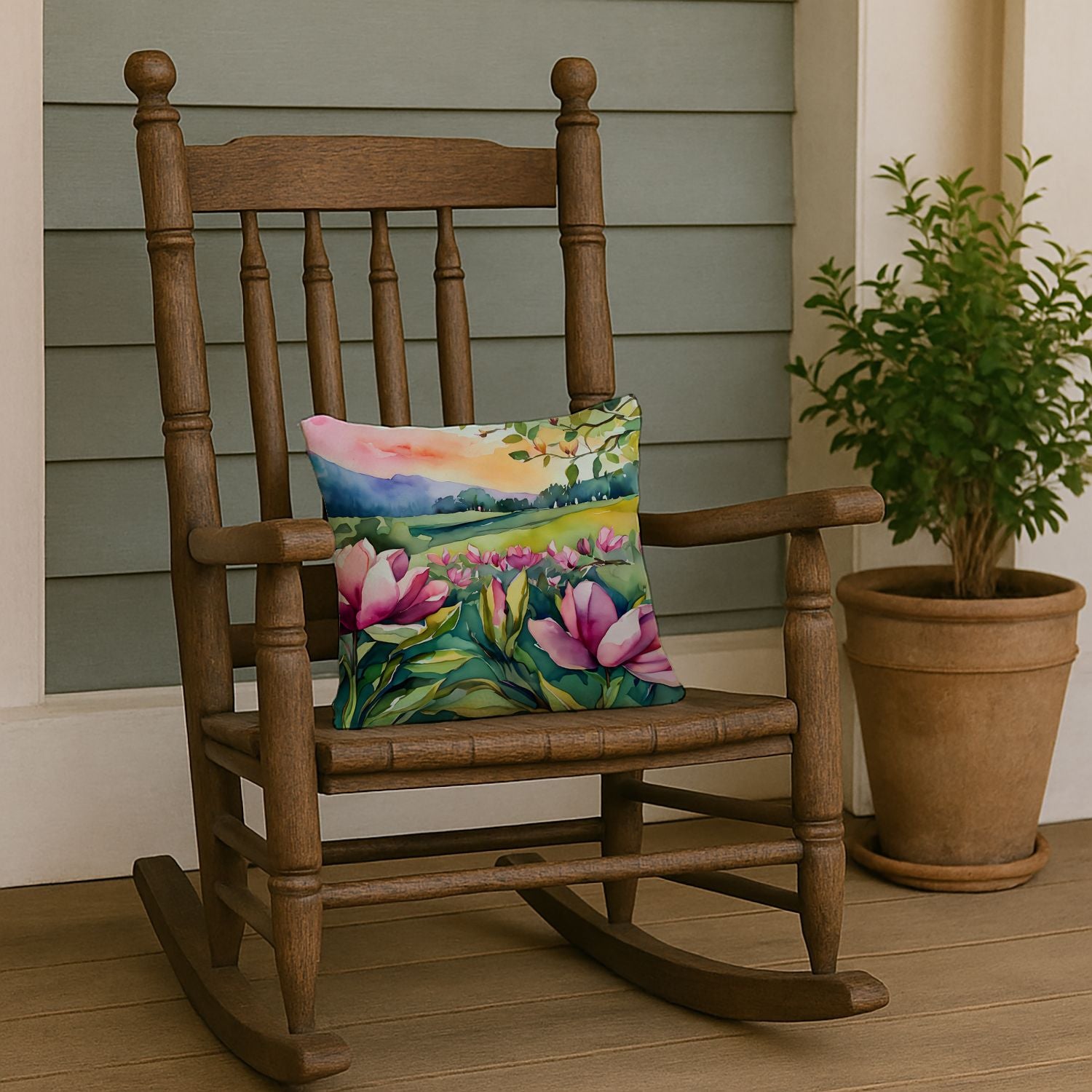 Louisiana Magnolias Pillow