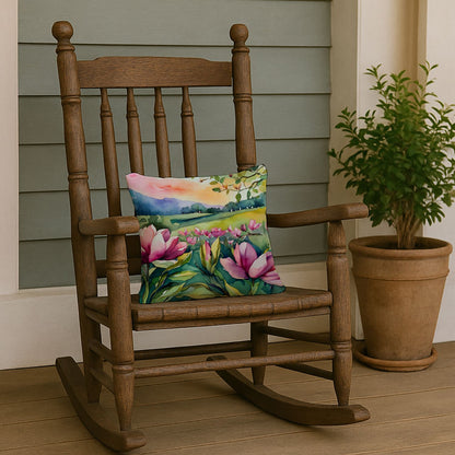 Louisiana Magnolias Pillow
