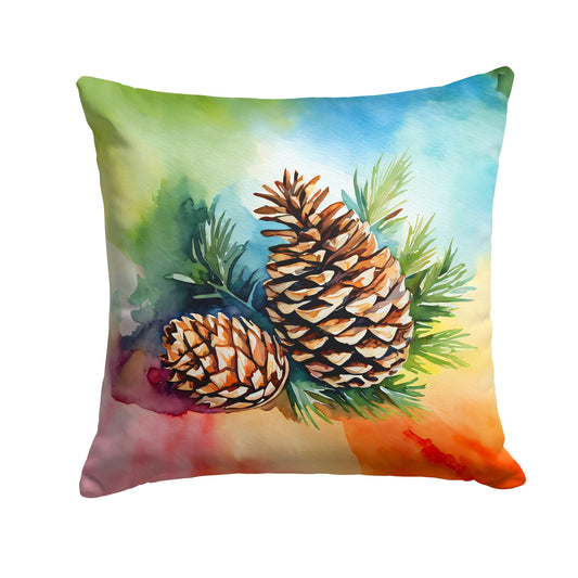 Maine Pine Cone Tassels Pillow