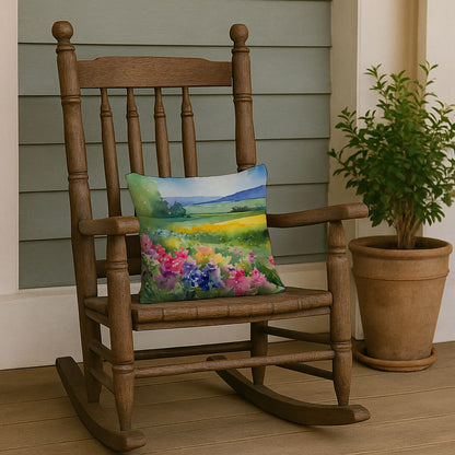Massachusetts Mayflowers Pillow