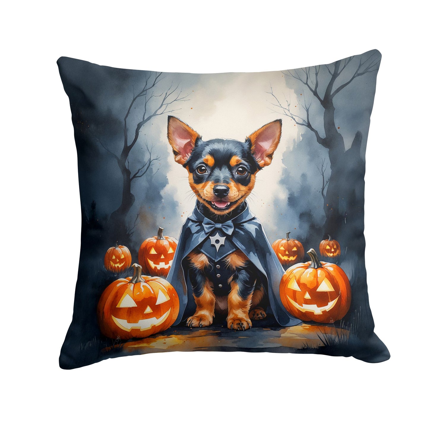 Miniature Pinscher Halloween Pillow