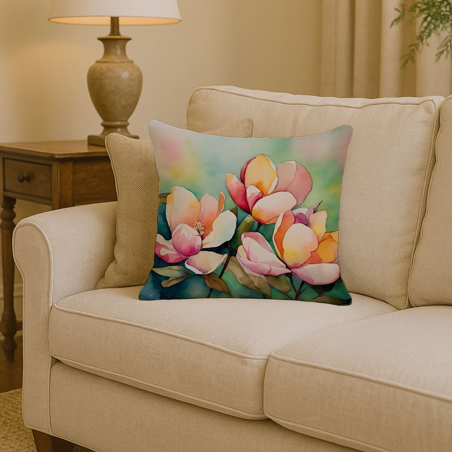 Mississippi Magnolia Pillow