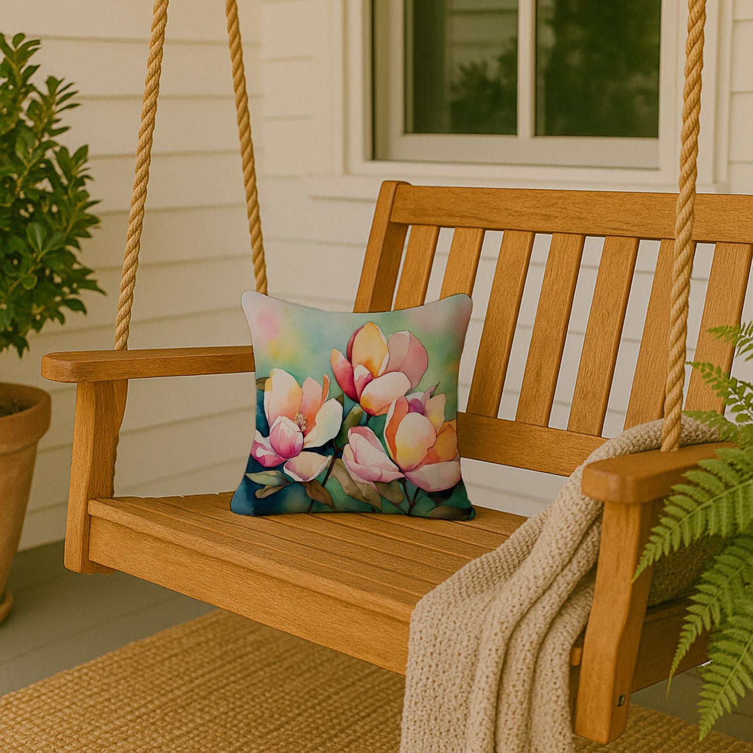 Mississippi Magnolia Pillow