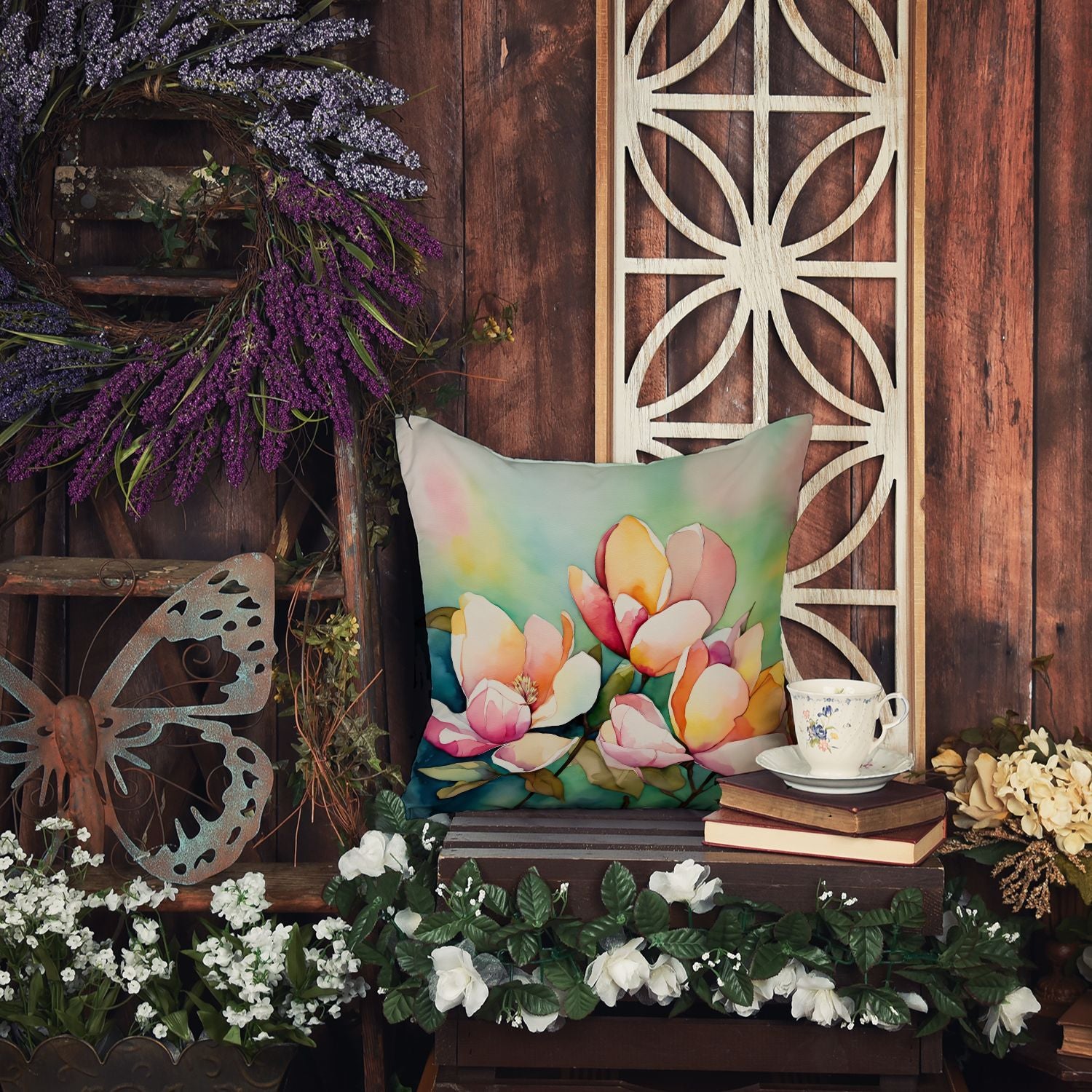 Mississippi Magnolia Pillow
