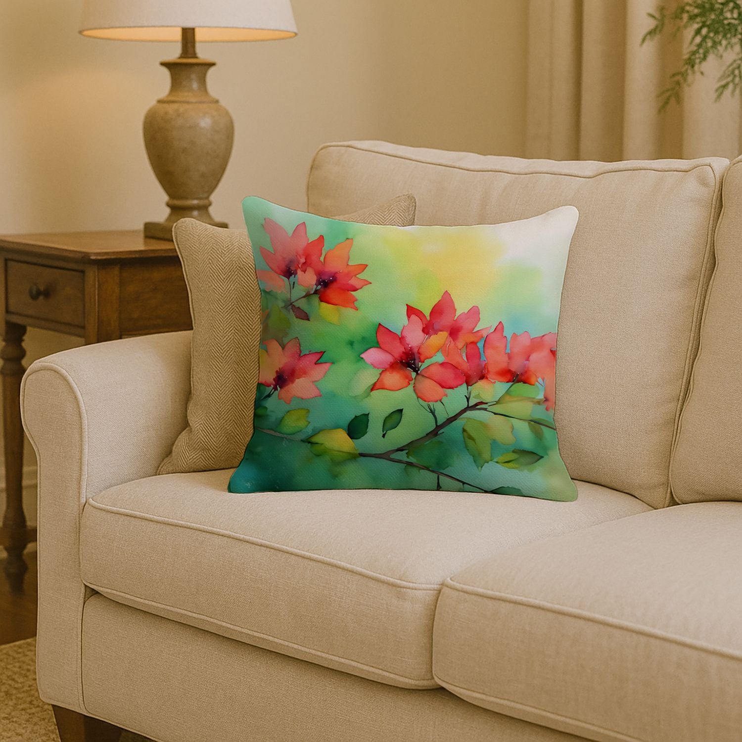 Missouri Hawthorns Pillow