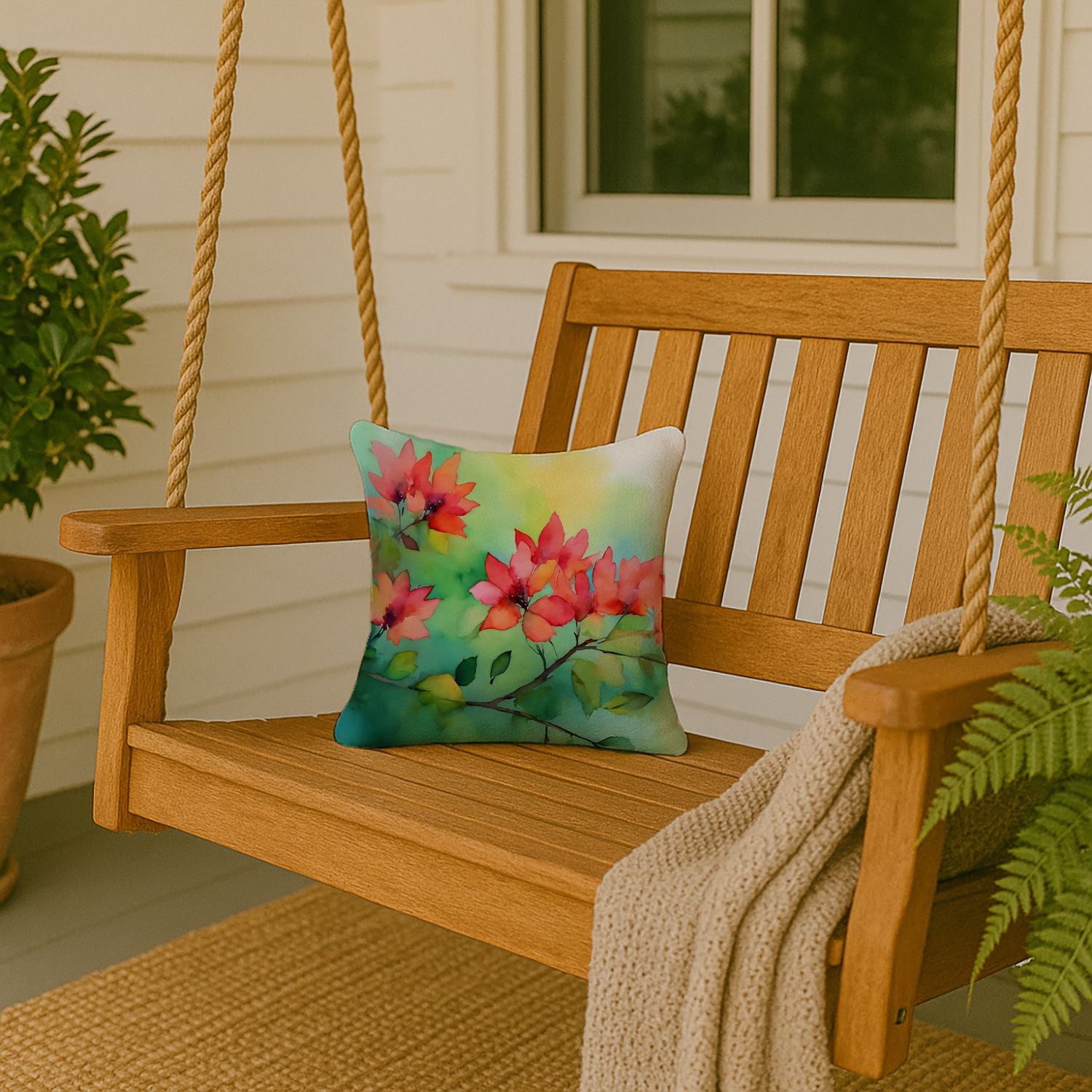 Missouri Hawthorns Pillow