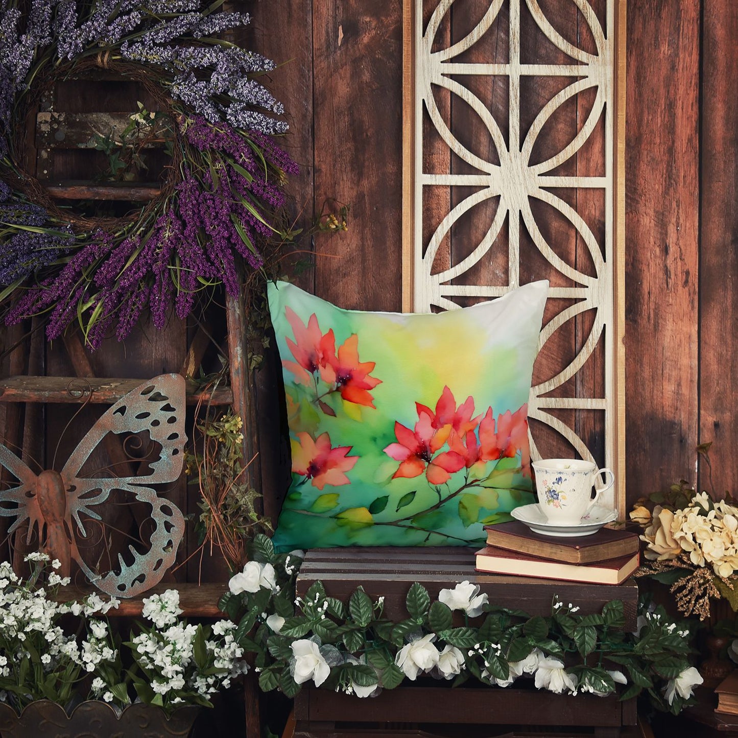 Missouri Hawthorns Pillow