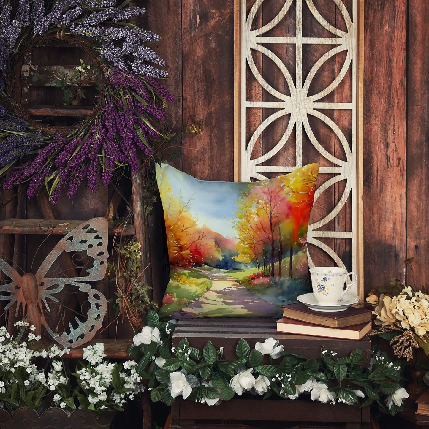 North Carolina Dogwoods Pillow
