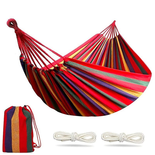 Outdoor Heavy Duty Camping Hammock 450lbs With Tree Straps