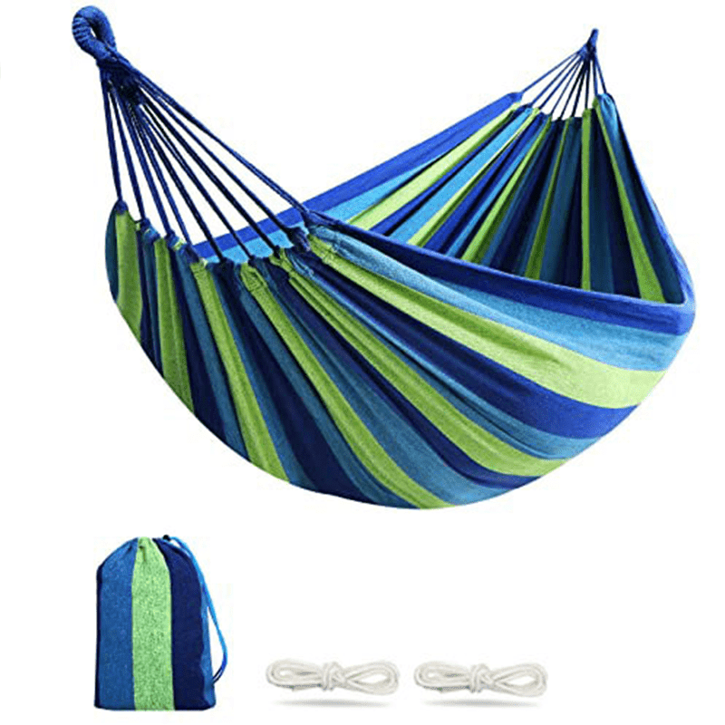 Outdoor Heavy Duty Camping Hammock 450lbs With Tree Straps