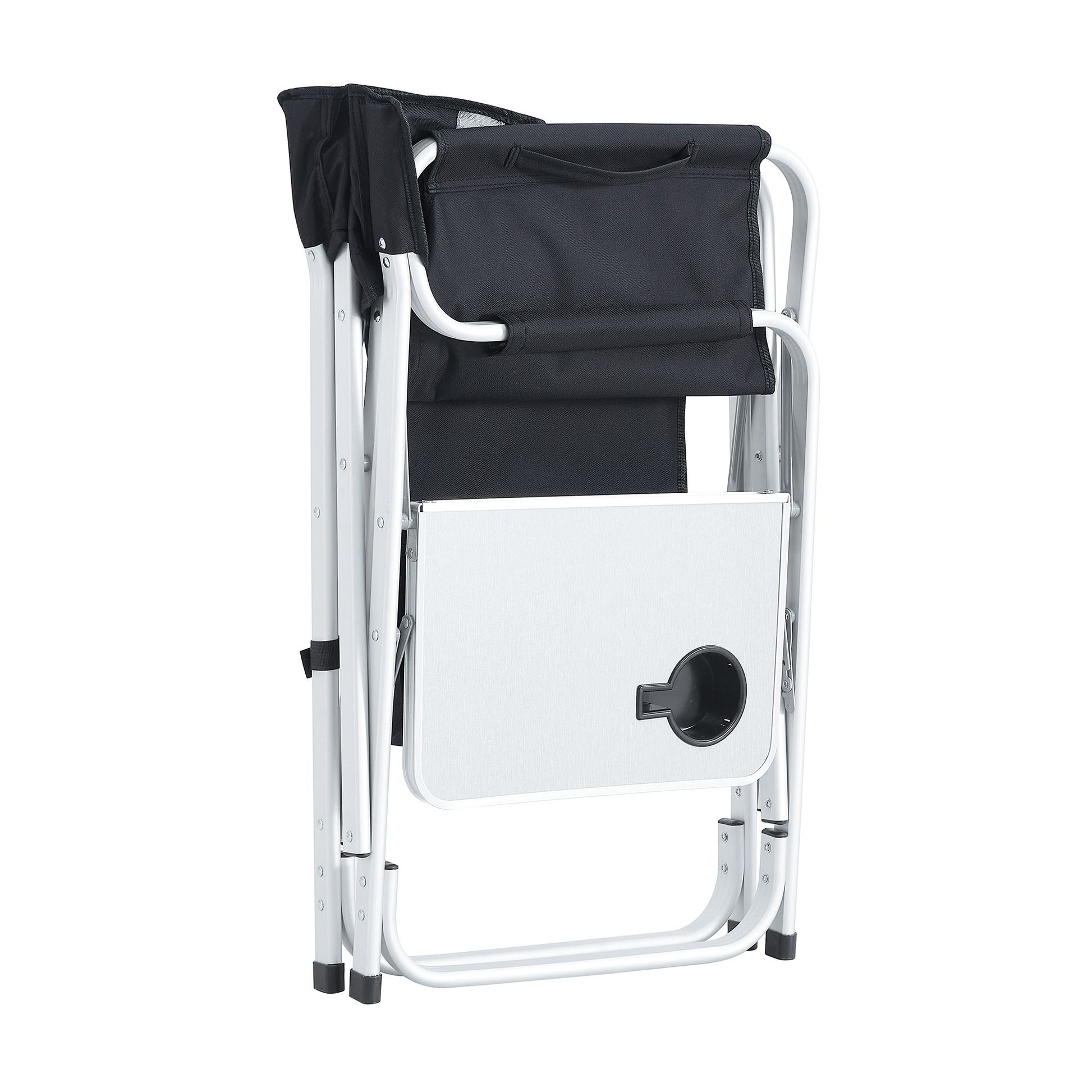 Padded Directors Folding Chair With Side Table