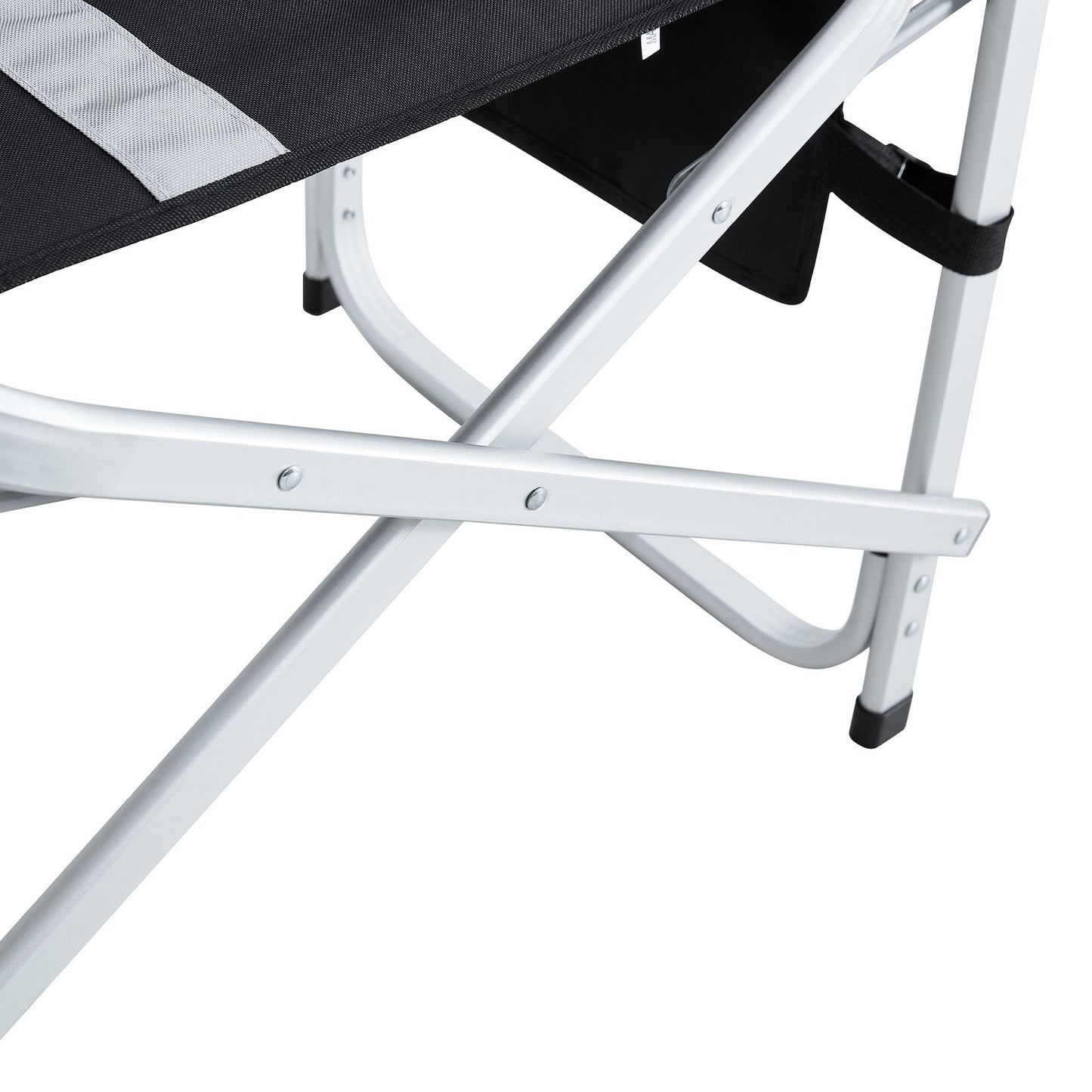 Padded Directors Folding Chair With Side Table
