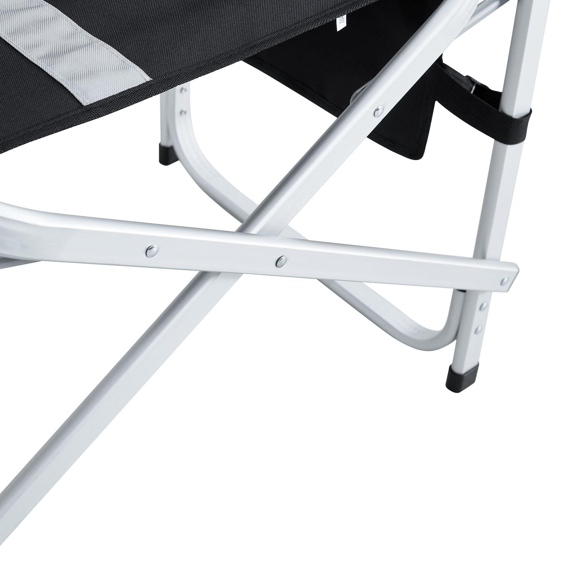 Padded Directors Folding Chair With Side Table