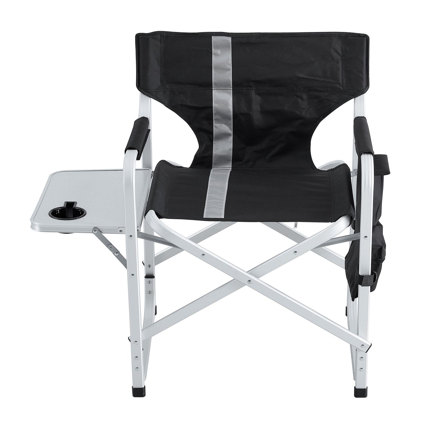 Padded Directors Folding Chair With Side Table