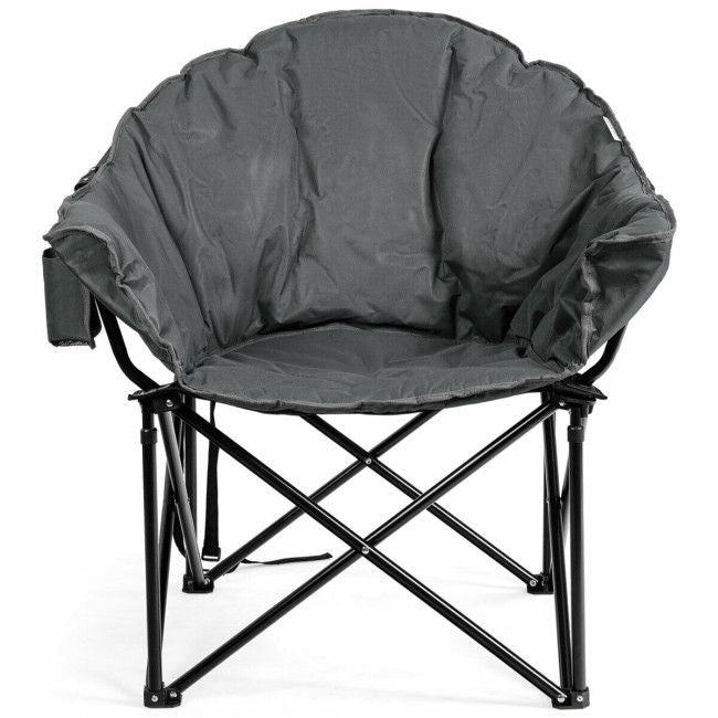 Padded Moon Folding Camping Chair