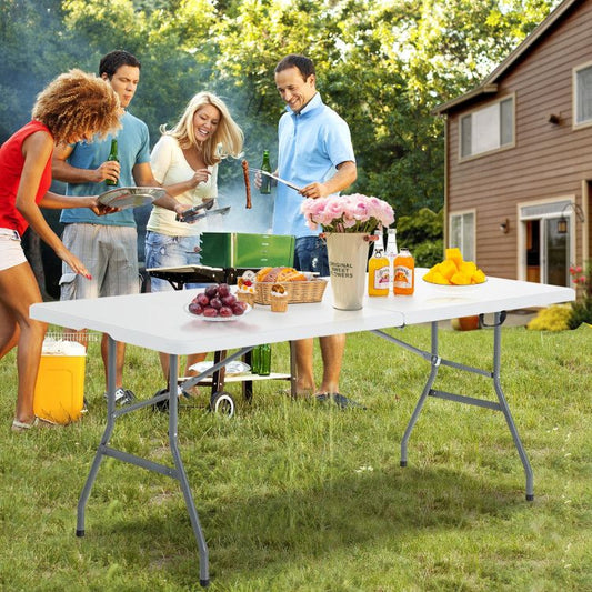 Portable 71inch Folding Camping Table Handle