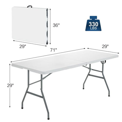Portable Folding Camping Table With Handle