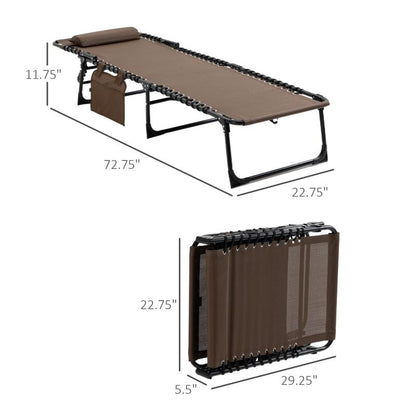 Reclining Folding Chaise Lounge Chair